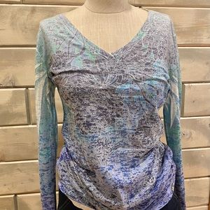 PrAna floral burnout Long Sleeve